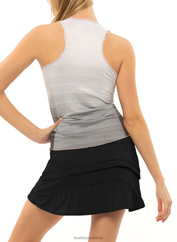 K-Swiss PLEAT ME RIGHT TANK Black Women Dresses V8JJT524