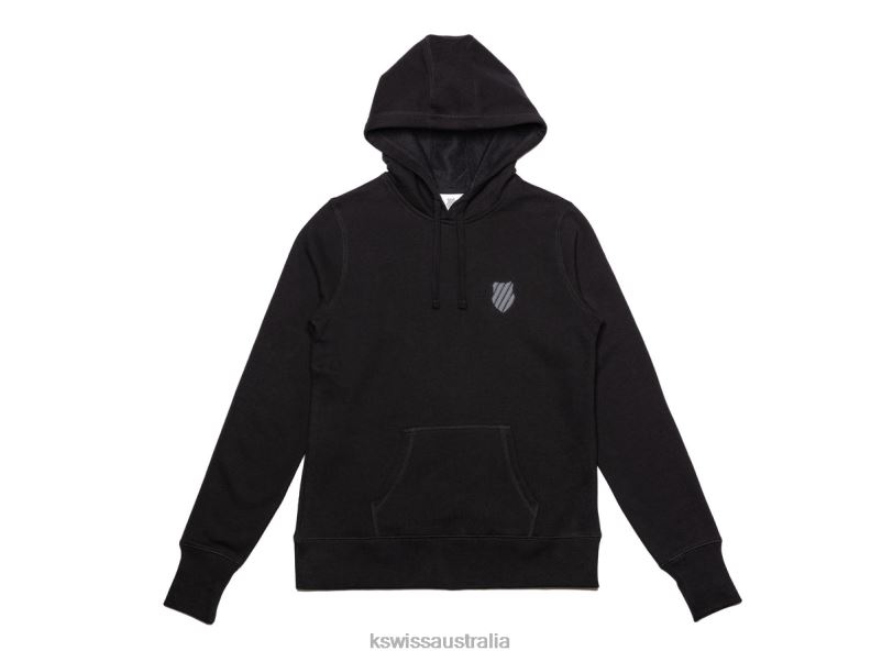 K-Swiss HERITAGE HOODIE Black Women Lifestyle V8JJT561