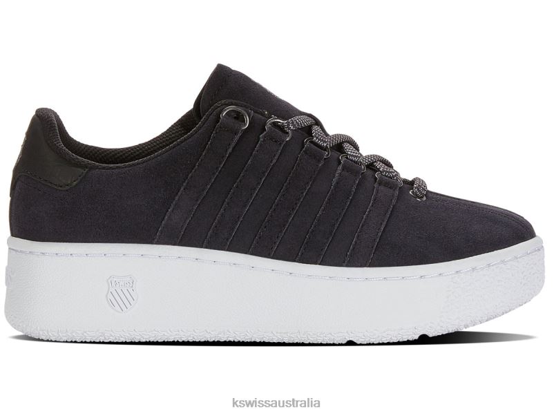 K-Swiss CLASSIC VN PLATFORM SUEDE Moonless Night/White Women Shoes V8JJT260