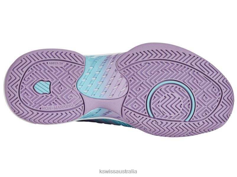 K-Swiss HYPERCOURT SUPREME Angel Blue/Sheer Lilac/Brilliant White Women Shoes V8JJT554