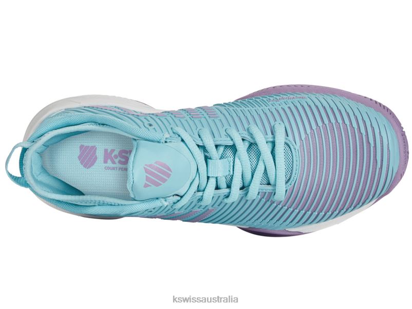 K-Swiss HYPERCOURT SUPREME Angel Blue/Sheer Lilac/Brilliant White Women Shoes V8JJT554