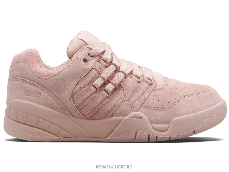 K-Swiss SI-18 PREMIER SUEDE Peach Whip/Misty Rose Women Shoes V8JJT345