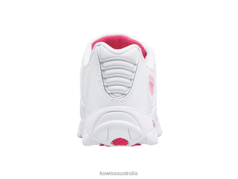 K-Swiss ST329 CMF White/Shocking Pink Women Shoes V8JJT325