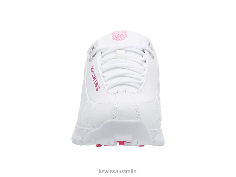 K-Swiss ST329 CMF White/Shocking Pink Women Shoes V8JJT370