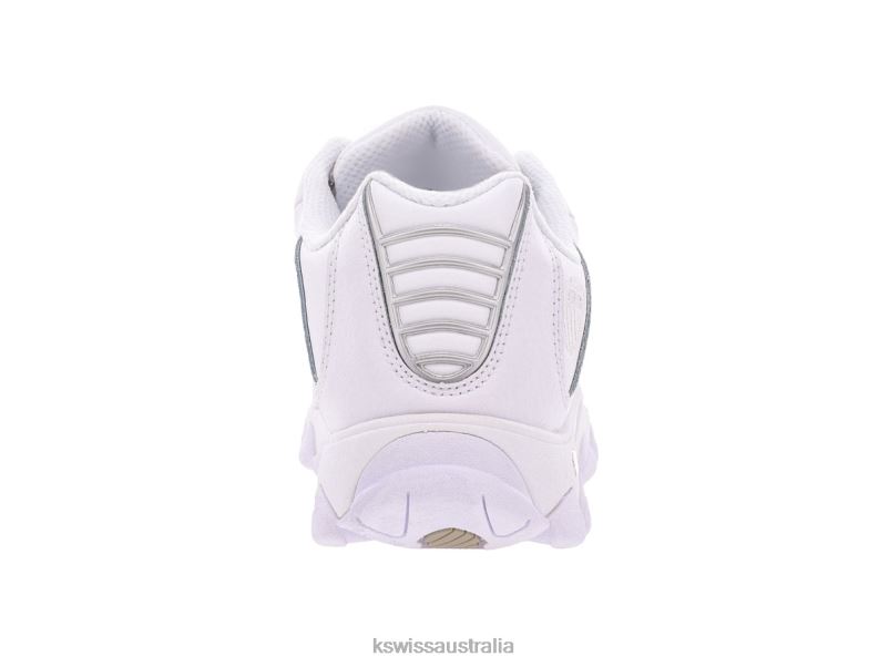 K-Swiss ST329 CMF White/Silver Women Shoes V8JJT365