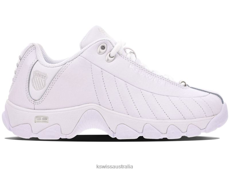 K-Swiss ST329 CMF White/Silver Women Shoes V8JJT371