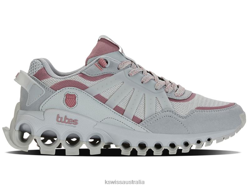 K-Swiss TUBES SPORT TRAIL Gray/Foxglove/Charcoal Women Shoes V8JJT280