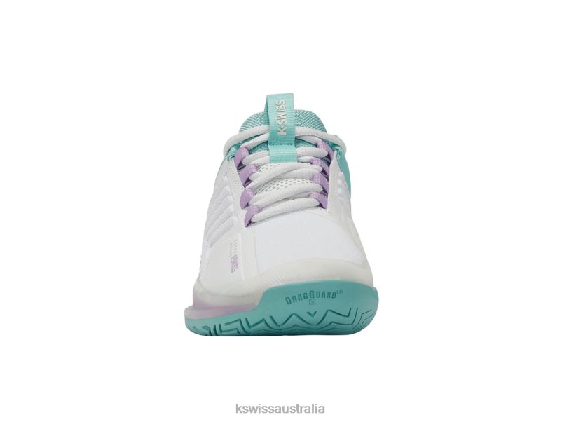 K-Swiss ULTRASHOT 3 Brilliant White/Angel Blue/Sheer Lilac Women Shoes V8JJT546