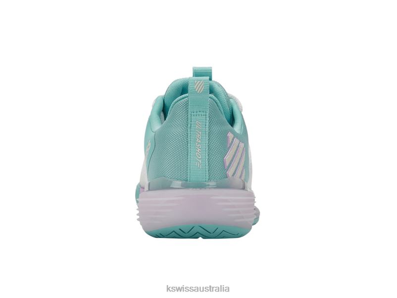 K-Swiss ULTRASHOT 3 Brilliant White/Angel Blue/Sheer Lilac Women Shoes V8JJT546