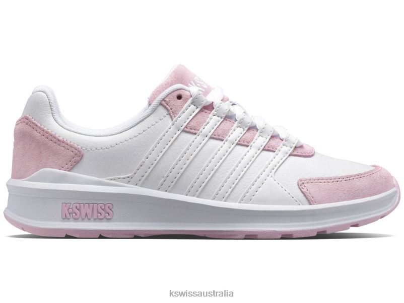 K-Swiss VISTA TRAINER White/Cherry Blossom/Pearlized Women Shoes V8JJT343