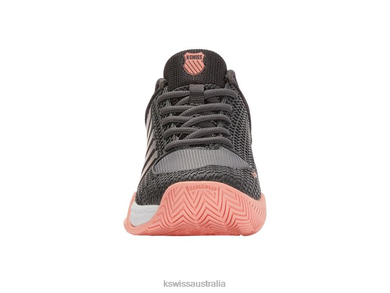 K-Swiss EXPRESS LIGHT PICKLEBALL Asphalt/Steel Gray/Peach Women Shoes V8JJT224