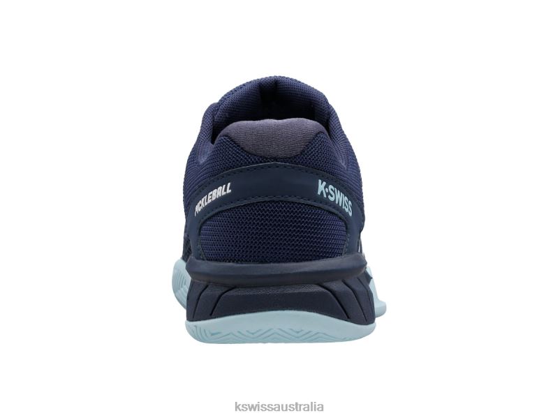 K-Swiss EXPRESS LIGHT PICKLEBALL Black Iris/Blue Glow/White Women Shoes V8JJT244