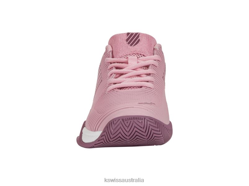 K-Swiss HYPERCOURT EXPRESS 2 Cameo Pink/Grape Nectar/Orchid Haze Women Shoes V8JJT528