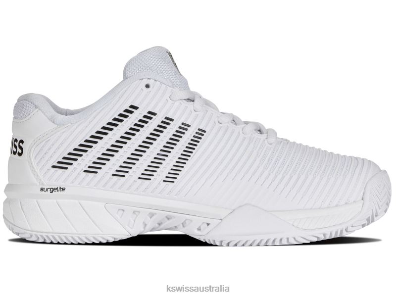 K-Swiss HYPERCOURT EXPRESS 2 HB White/Black Women Shoes V8JJT222