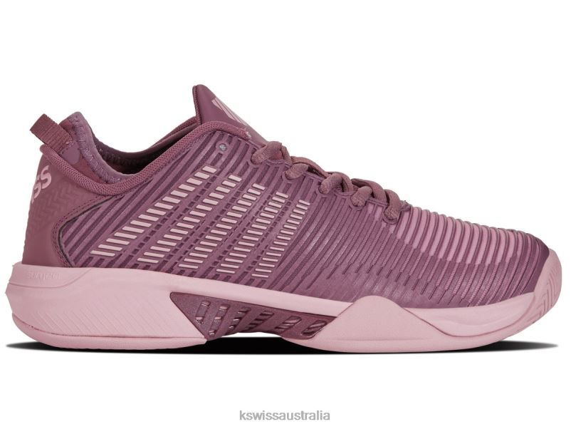 K-Swiss HYPERCOURT SUPREME Grape Nectar/Cameo Pink Women Shoes V8JJT527