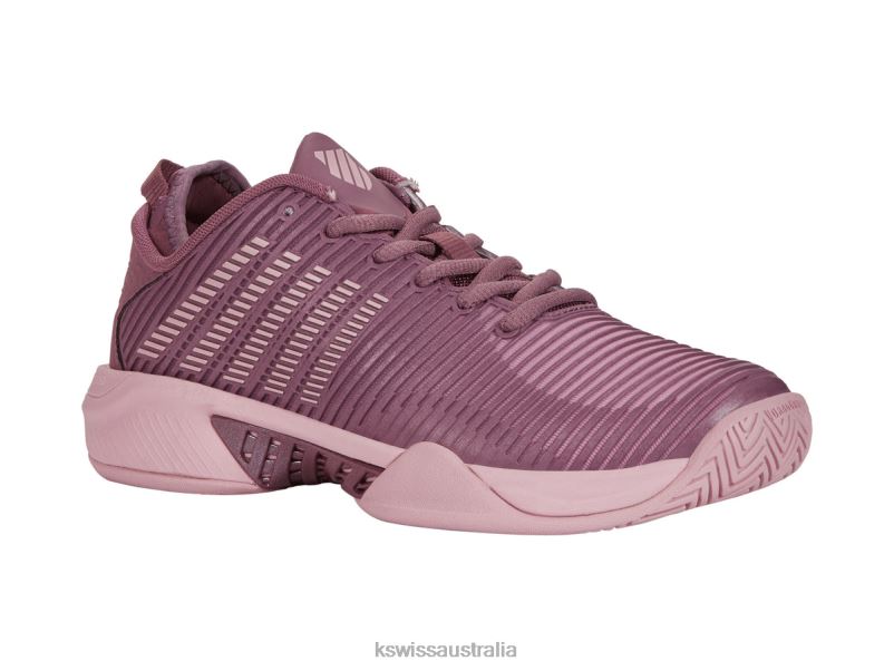K-Swiss HYPERCOURT SUPREME Grape Nectar/Cameo Pink Women Shoes V8JJT527