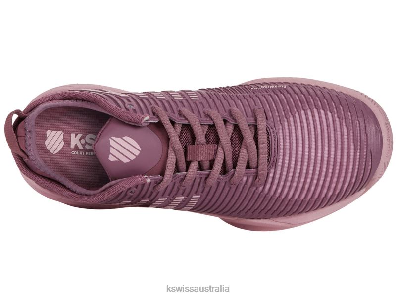 K-Swiss HYPERCOURT SUPREME Grape Nectar/Cameo Pink Women Shoes V8JJT527