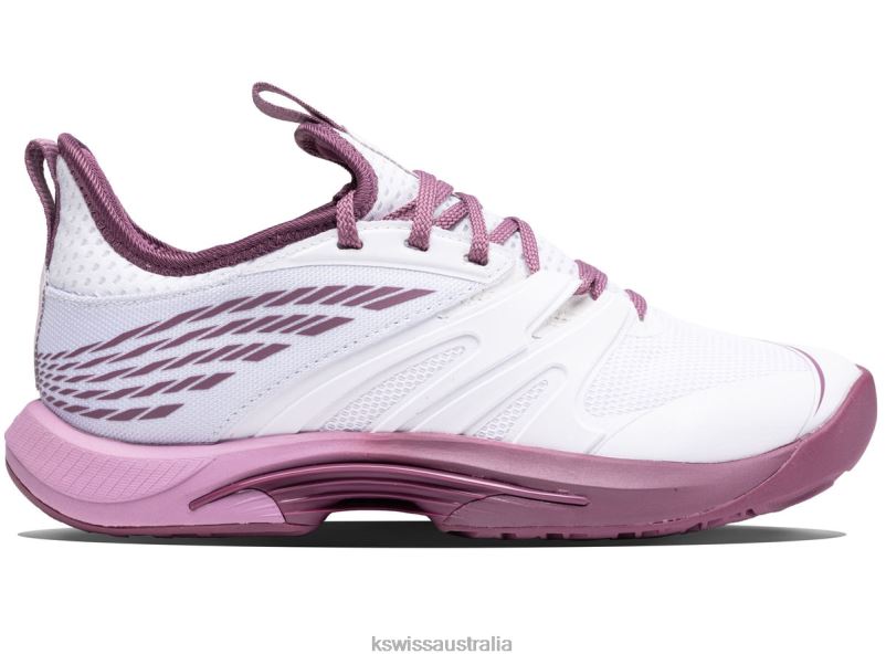 K-Swiss SPEEDTRAC White/Grape Nectar/Orchid Haze Women Shoes V8JJT250