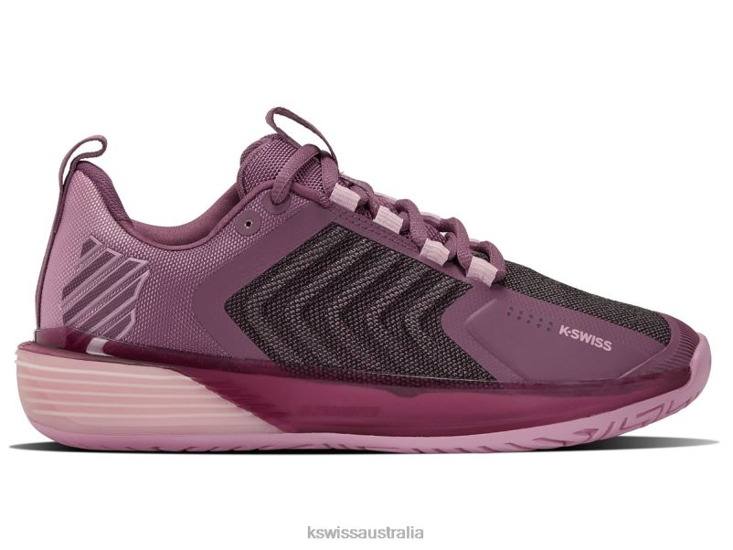 K-Swiss ULTRASHOT 3 Grape Nectar/Cameo Pink Women Shoes V8JJT526