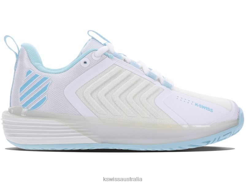 K-Swiss ULTRASHOT 3 White/Blue Glow Women Shoes V8JJT231