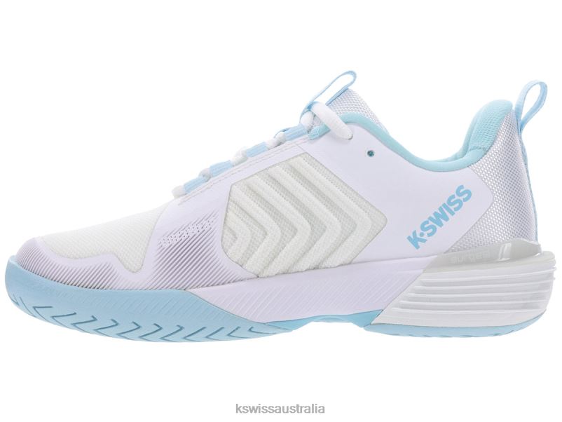 K-Swiss ULTRASHOT 3 White/Blue Glow Women Shoes V8JJT231