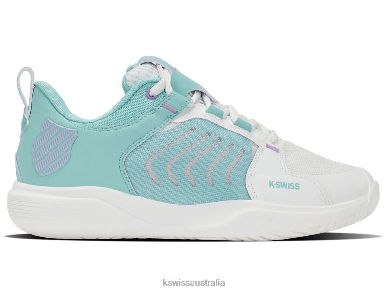 K-Swiss ULTRASHOT TEAM Brilliant White/Angel Blue/Sheer Lilac Women Shoes V8JJT235