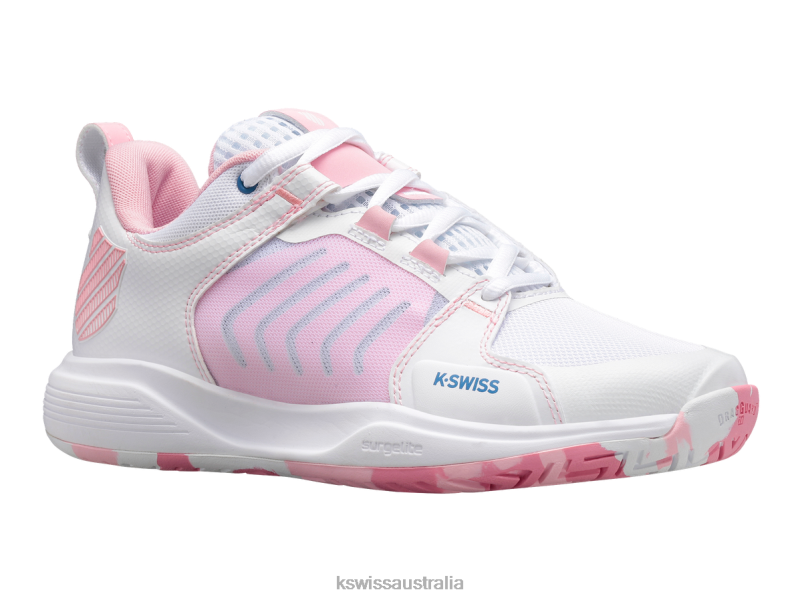 K-Swiss ULTRASHOT TEAM White/Orchid Pink/Star Sapphire Women Shoes V8JJT227